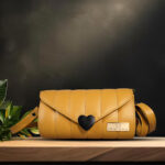 Yellow Tone Pure Heart Sling Bag